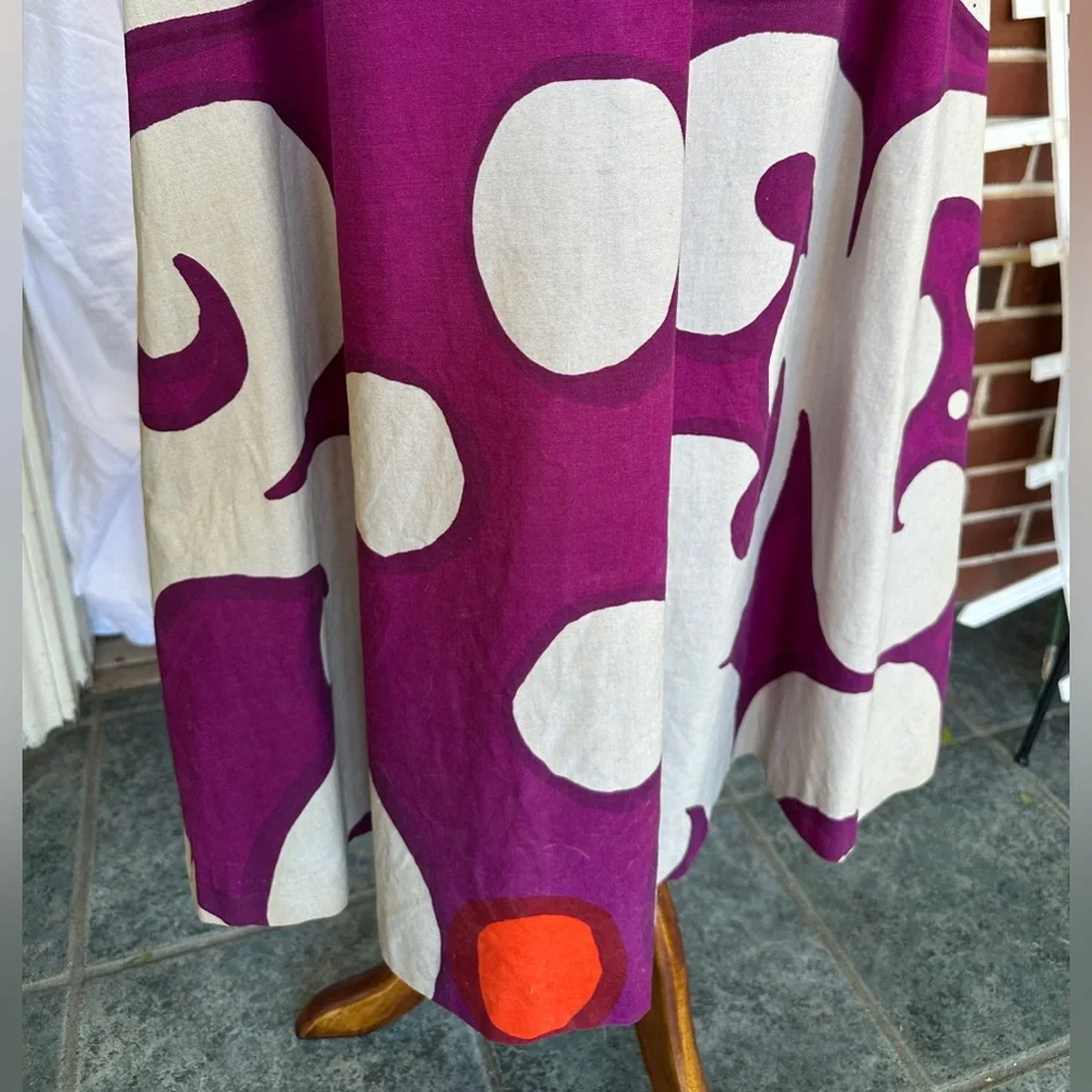 VINTAGE 70s Marimekko Dress Sz 40 - Picture 8 of 9